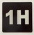Sign Apartment number 1H