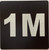 Signage Apartment number 1M