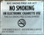 LOT OF 5 - NYC Smoke free Act  "No Smoking or Electric cigarette Use"-FOR ESTABLISHMENT