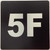 Sign Apartment number 5F