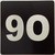 Apartment number 9O signage
