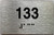 ADA APARTMENT NUMBER 133 SIGN