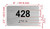 HOTEL APARTMENT NUMBER 428 SIGN