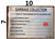 Garbage Collection Dates Sign - HPD Sign (Brush Aluminum, Size 7x10 inch, 4 Holes)