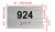 HOTEL APARTMENT NUMBER 924 SIGN