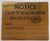 HPD KEY TO THE HEATING SYSTEM SIGN (gold, 7X8.5, ALUMINIUM, 27-2033) Gold
