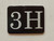 Mailbox Number Apt 3H