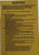 DOOR Fire Safety Notice -NON FIRE PROOF BUILDING(gold ,8.5X5.5, § 408-02, Aluminium)