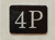 4P Floor Mailbox Number