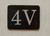 4V Floor Mailbox Number