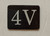 Mailbox Number Apt 4V