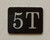 Mailbox Number Unit 5T