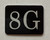 Mailbox Number Unit 8G