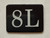 8L Floor Mailbox Number