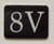 Mailbox Number Unit 8V
