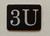3U Floor Mailbox Number