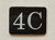 Mailbox Number Apt 4C
