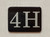 Mailbox Number Apt 4H