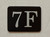 Mailbox Number Unit 7F