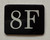 Mailbox Number Unit 8F