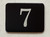 7th  Floor Mailbox Number