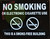 Door Fire Safety Notice -NON FIRE PROOF BUILDING  COMPLIANCE SIGN