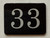 33rd  Floor Mailbox Number
