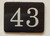 Mailbox Number 43rd