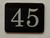 Mailbox Number Apt 45th