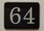 64th  Floor Mailbox Number