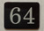 Mailbox Number Apt 64th