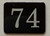 74th  Floor Mailbox Number