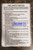 DOOR Fire Safety Notice -FIRE PROOF BUILDING