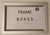 Elevator Inspection Frame 8.5 x 5.5  Safety Sign