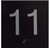 TACTILE HOTEL 11TH FLOOR ELEVATOR JAMB PLATE SIGN