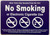 NYC NO SMOKING OR ELECTRONIC CIGARETTES IN COMMAND AREA OF THIS BUILDING  (BLUE, ALUMINIUM MATERIAL,RUST FREE, DOUBLE SIDED TAPE)