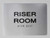ADA RISER ROOM SIGN