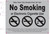 NYC NO SMOKING OR ELECTRONIC CIGARETTES SIGN (REFLECTIVE, SILVER, ALUMINIUM MATERIAL,8.5x11 INCH,RUST FREE)