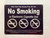 NYC NO SMOKING OR ELECTRONIC CIGARETTES SIGN (REFLECTIVE, BLUE, ALUMINIUM MATERIAL,8.5x11 INCH,RUST FREE)