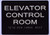 HOTEL DIRECTIONAL SIGN ELEVATOR CONTROL ROOM