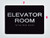 BRAILLE ELEVATOR ROOM ADA SIGN