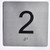 TACTILE HOTEL ELEVATOR JAMB- 5 SIGN