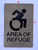 HOTEL AREA OF REFUGE SIGN