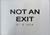 TACTILE HOTEL NOT AN EXIT SIGN