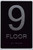 HOTEL ADA 9TH FLOOR SIGN