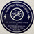 No Battery power E-Bikes sign (ALUMINIUM 6X6 BLUE)