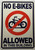 No E-Bikes Allowed in this building SIGNAGE   SIGNAGE