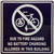 Due to fire hazard no battery charging allowed in this building sign