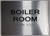 BRAILLE BOILER ROOM SIGN