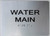 ADA WATER MAIN SIGN